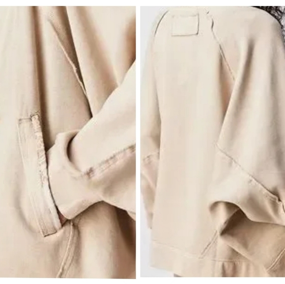 We The Free Beige Button-Up Oversized Cardigan - Picture 9 of 13